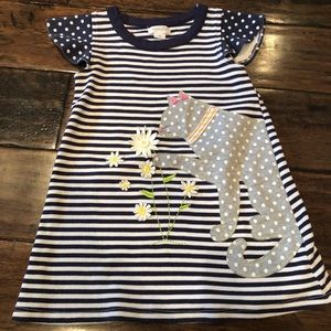 Mud Pie Daisy Cat Shirt Dress